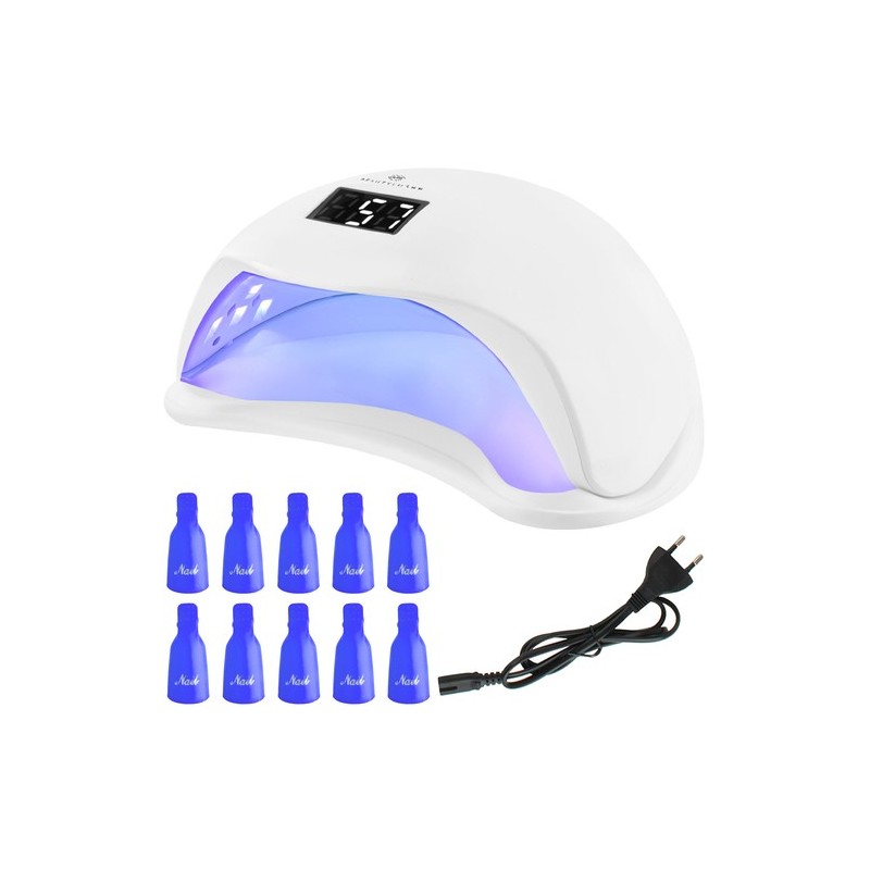 LAMPA UV 24 LED 48W + KLIPSY BEAUTYLUSHH - PROFESJONALNA