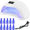 LAMPA UV 24 LED 48W + KLIPSY BEAUTYLUSHH - PROFESJONALNA