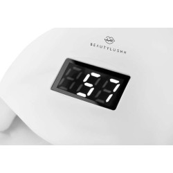 LAMPA UV 24 LED 48W + KLIPSY BEAUTYLUSHH - PROFESJONALNA