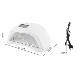 LAMPA UV 24 LED 48W + KLIPSY BEAUTYLUSHH - PROFESJONALNA