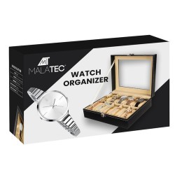 ORGANIZER NA ZEGARKI 10 PRZEGRÓDEK - ELEGANCJA I PORZĄDEK