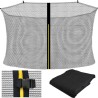 SIATKA DO TRAMPOLINY WEWNĘTRZNA 404CM - SOLIDNA OCHRONA