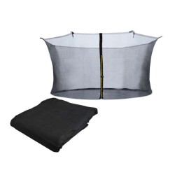 SIATKA DO TRAMPOLINY WEWNĘTRZNA 404CM - SOLIDNA OCHRONA