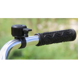 DZWONEK DO ROWERU CZARNY - GŁOŚNY I STYLOWY