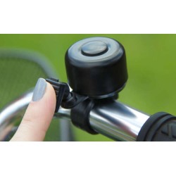 DZWONEK DO ROWERU CZARNY - GŁOŚNY I STYLOWY