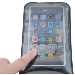 ETUI WODOODPORNE NA TELEFON - CZARNE, OCHRONA W KAŻDYCH WARUNKACH