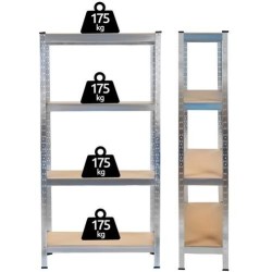 REGAŁ MAGAZYNOWY 150X75X30 - STABILNY I WYTRZYMAŁY