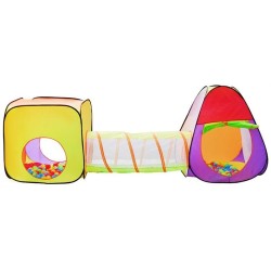 NAMIOT DLA DZIECI IGLO + TUNEL + 200 PIŁEK - ZABAWA DLA DZIECI
