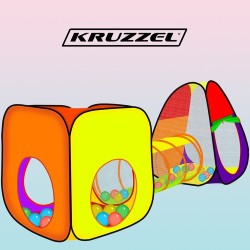 NAMIOT DLA DZIECI IGLO + TUNEL + 200 PIŁEK - ZABAWA DLA DZIECI