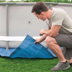 MATA POD BASEN 274X274CM - OCHRONA I STABILNOŚĆ