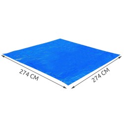MATA POD BASEN 274X274CM - OCHRONA I STABILNOŚĆ