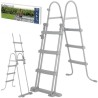 DRABINKA DO BASENU 107CM - STABILNA I BEZPIECZNA