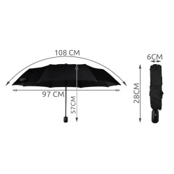 PARASOL SKŁADANY 110CM - KOMPAKTOWY I WYTRZYMAŁY
