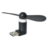WENTYLATOR MICRO USB CZARNY - PRZENOŚNY I WYDAJNY