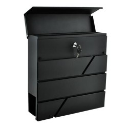 SKRZYNKA NA LISTY ANTRACYT - ELEGANCKA OCHRONA POCZTY