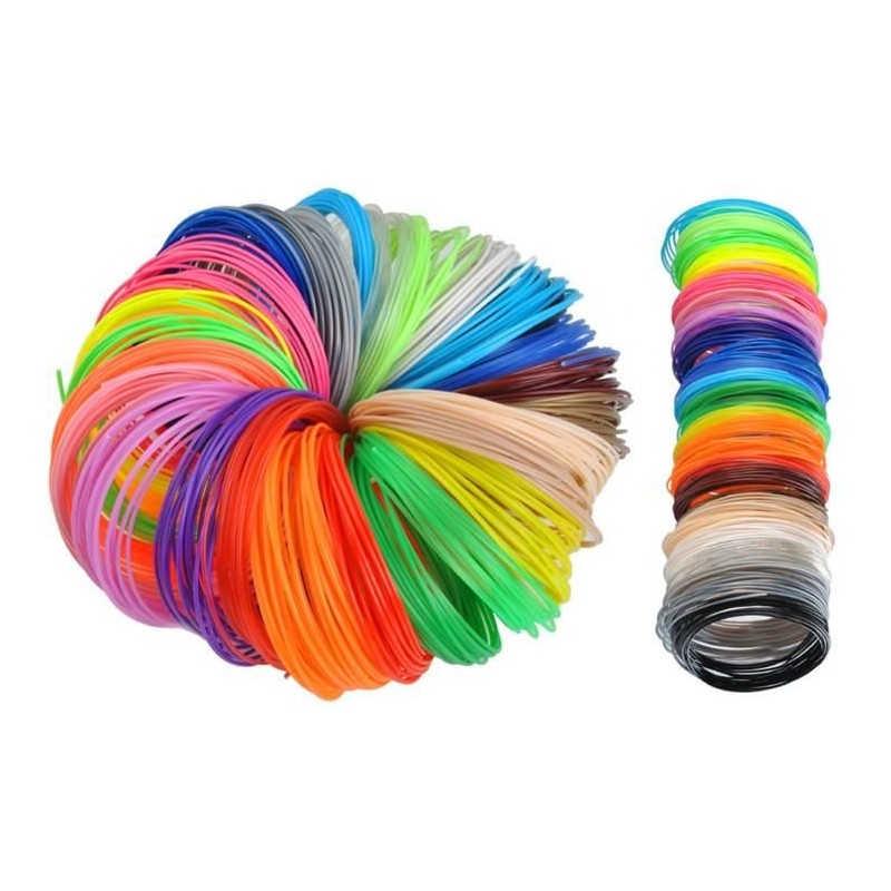 FILAMENTY PLA 3D ZESTAW 30SZT. X 5M - UNIWERSALNE