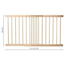 BRAMKA ZABEZPIECZAJĄCA DO DRZWI 72-122CM - BEZPIECZNA