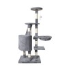 DRZEWKO DLA KOTA 118CM SZARE - IDEALNE DLA PUPILA