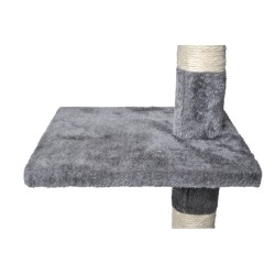 DRZEWKO DLA KOTA 118CM SZARE - IDEALNE DLA PUPILA