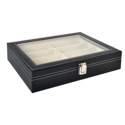 ORGANIZER NA OKULARY 8 PRZEGRÓDEK - ELEGANCKI I FUNKCJONALNY