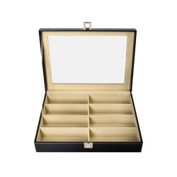 ORGANIZER NA OKULARY 8 PRZEGRÓDEK - ELEGANCKI I FUNKCJONALNY