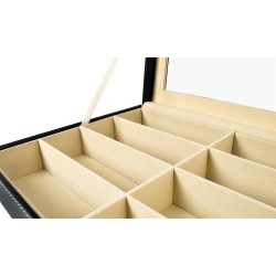 ORGANIZER NA OKULARY 8 PRZEGRÓDEK - ELEGANCKI I FUNKCJONALNY