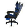 FOTEL GAMINGOWY CZARNO-NIEBIESKI DUNMOON - KOMFORT I DESIGN