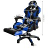 FOTEL GAMINGOWY CZARNO-NIEBIESKI DUNMOON - KOMFORT I DESIGN