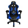 FOTEL GAMINGOWY CZARNO-NIEBIESKI DUNMOON - KOMFORT I DESIGN