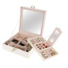 KUFEREK NA BIŻUTERIĘ BIAŁY BEAUTYLUSH - ELEGANCKI ORGANIZER