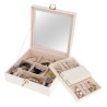 KUFEREK NA BIŻUTERIĘ BIAŁY BEAUTYLUSH - ELEGANCKI ORGANIZER