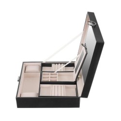 KUFEREK NA BIŻUTERIĘ CZARNY BEAUTYLUSH - PRAKTYCZNY I STYLOWY