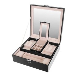 KUFEREK NA BIŻUTERIĘ CZARNY BEAUTYLUSH - PRAKTYCZNY I STYLOWY