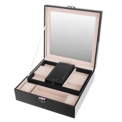 KUFEREK NA BIŻUTERIĘ CZARNY BEAUTYLUSH - PRAKTYCZNY I STYLOWY