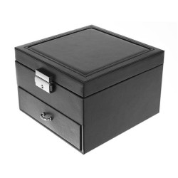 KUFEREK NA BIŻUTERIĘ CZARNY BEAUTYLUSH - ELEGANCKI ORGANIZER