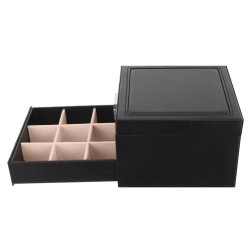 KUFEREK NA BIŻUTERIĘ CZARNY BEAUTYLUSH - ELEGANCKI ORGANIZER