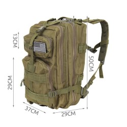 PLECAK MILITARNY XL ZIELONY - IDEALNY NA WYPRAWY