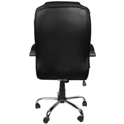 FOTEL BIUROWY SKÓRA EKO CZARNY MALATEC - STYL I KOMFORT