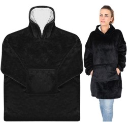 BLUZA XXL KOC CZARNY -...
