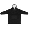 BLUZA XXL KOC CZARNY - CIEPŁY I WYGODNY