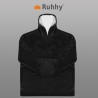 BLUZA XXL KOC CZARNY - CIEPŁY I WYGODNY