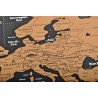 MAPA ŚWIATA ZDRAPKA Z FLAGAMI - EDUKACYJNA I STYLOWA