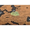 MAPA ŚWIATA ZDRAPKA Z FLAGAMI - EDUKACYJNA I STYLOWA