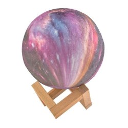 LAMPKA NOCNA KSIĘŻYC 15CM 16 KOLORÓW - MAGIA ŚWIATŁA