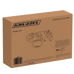 KOLEJKA DREWNIANA POCIĄG NA BATERIE - ZABAWA DLA DZIECI