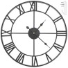 ZEGAR ŚCIENNY RETRO CZARNY - KLASYCZNY DESIGN