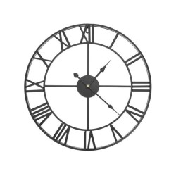 ZEGAR ŚCIENNY RETRO CZARNY - KLASYCZNY DESIGN