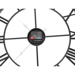 ZEGAR ŚCIENNY RETRO CZARNY - KLASYCZNY DESIGN