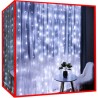 KURTYNA ŚWIETLNA 300LED ZIMNY BIAŁY 31V - EFEKTOWNY WYGLĄD