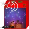 KURTYNA ŚWIETLNA 138LED MULTICOLOR 31V - KOLOROWA DEKORACJA